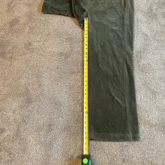 Green Velour Zip Up Hoodie and Pants Set Hoodie 3X Pants XXL Lounge Wear - Picture 15 of 16